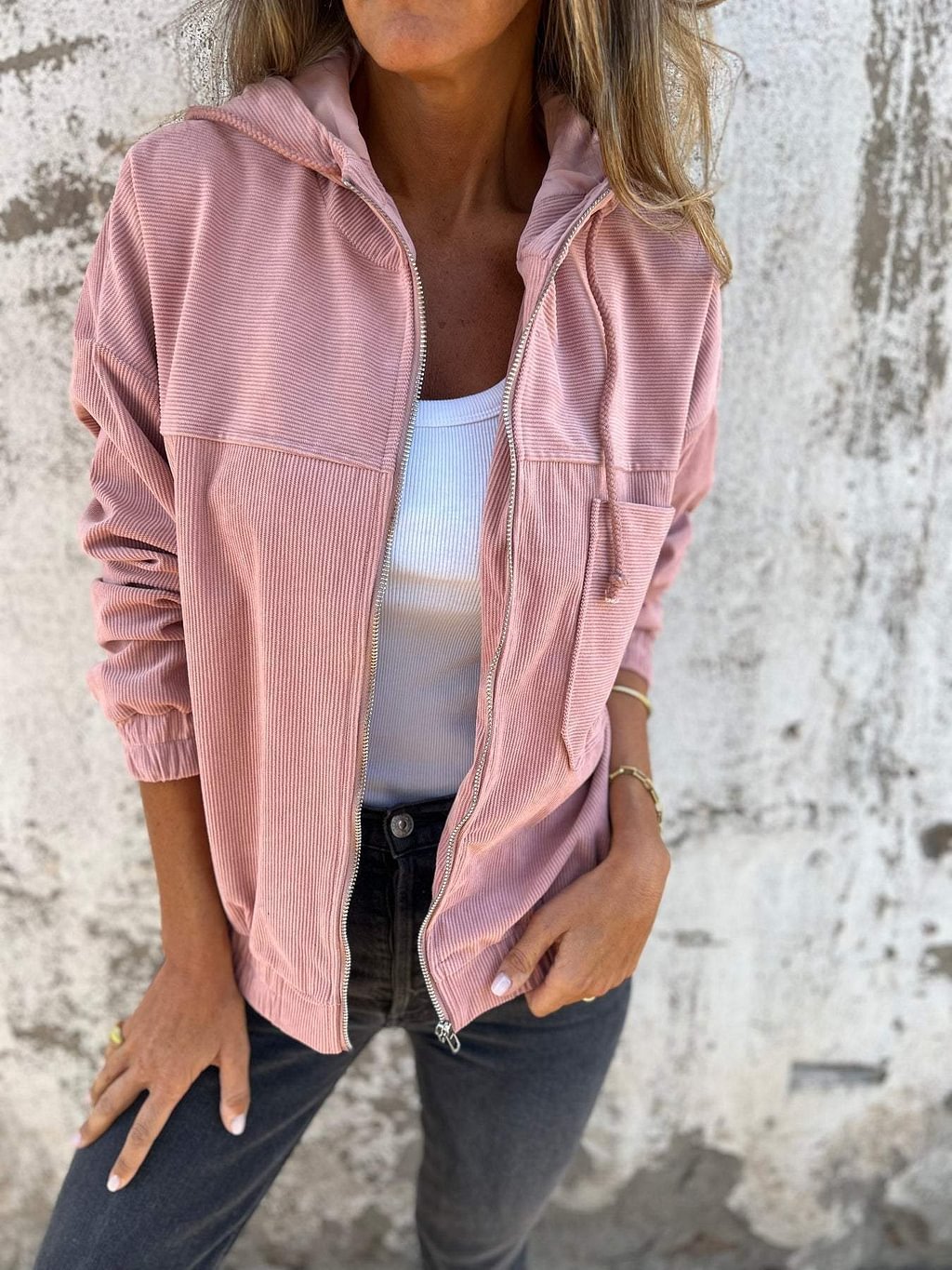 Rosalie Jacket | Women’s Autumn Urban Ease Zip-Up Jacket
