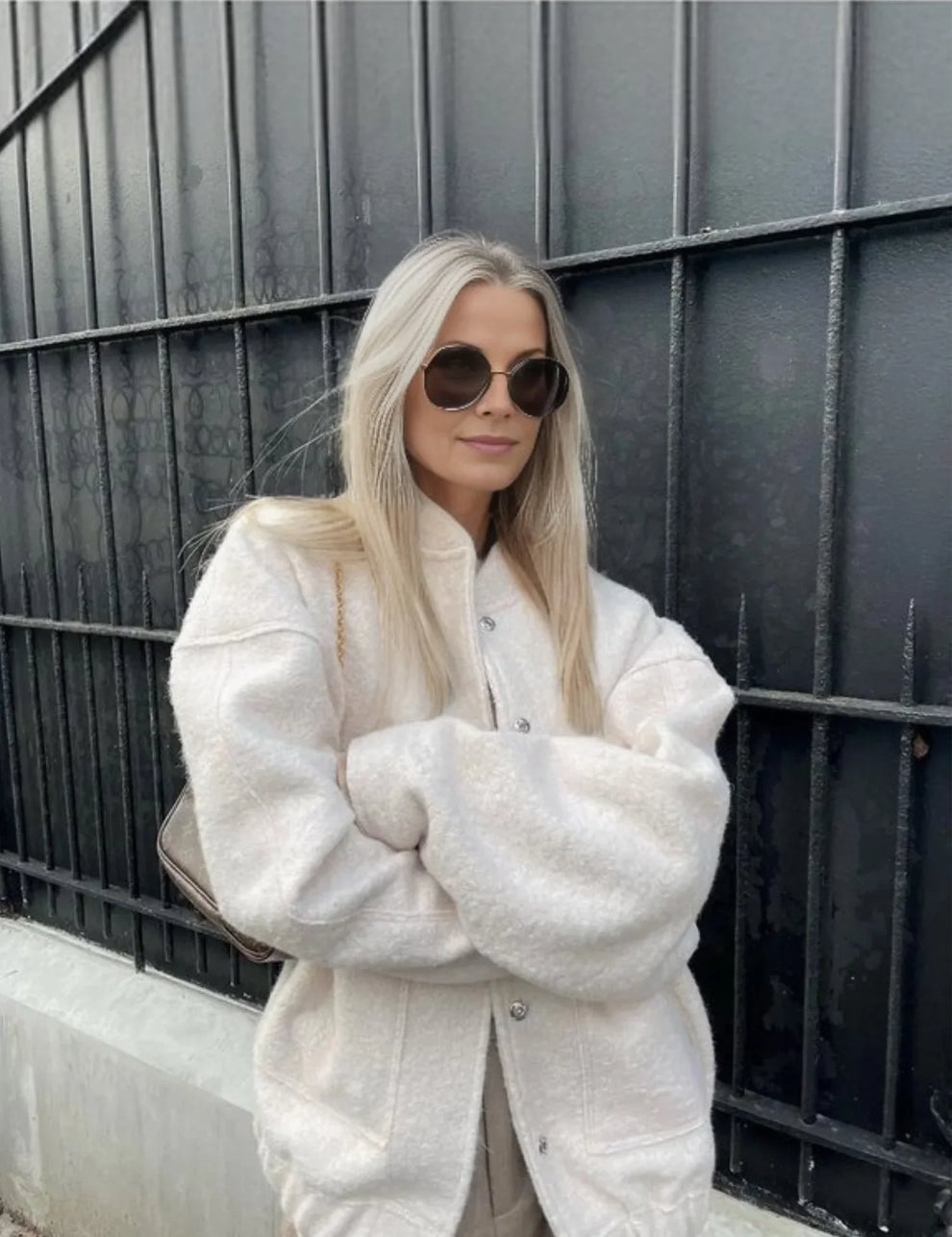 Ula Jacket | Autumn Oversized Wool-Blend Jacket