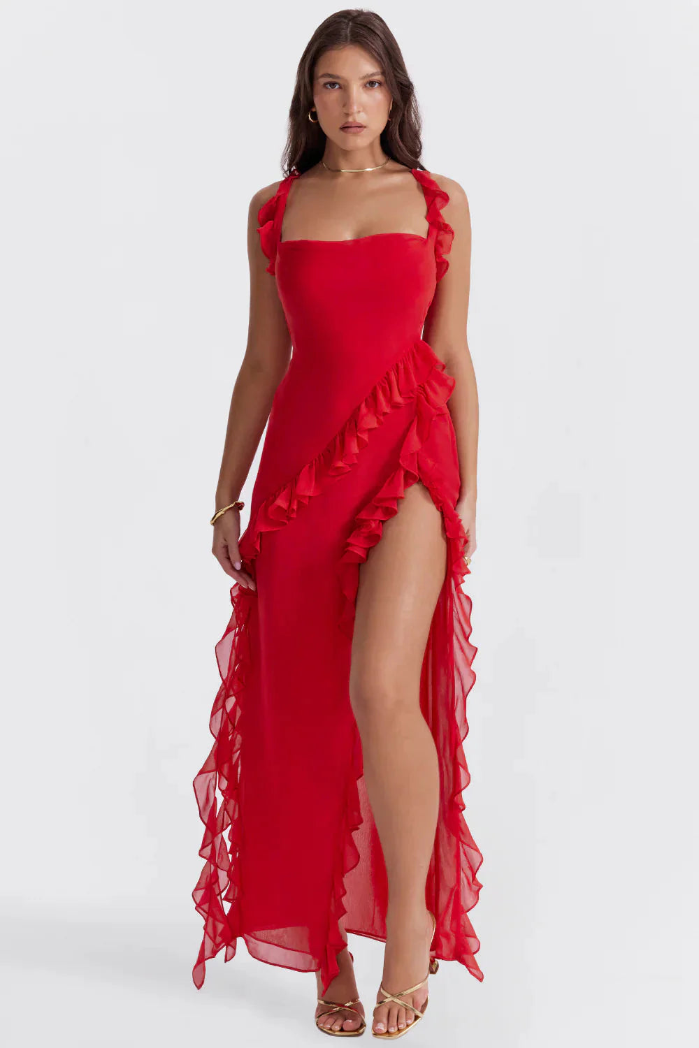 Karlee Dress | Women's Elegant Maxi Dress with Slit