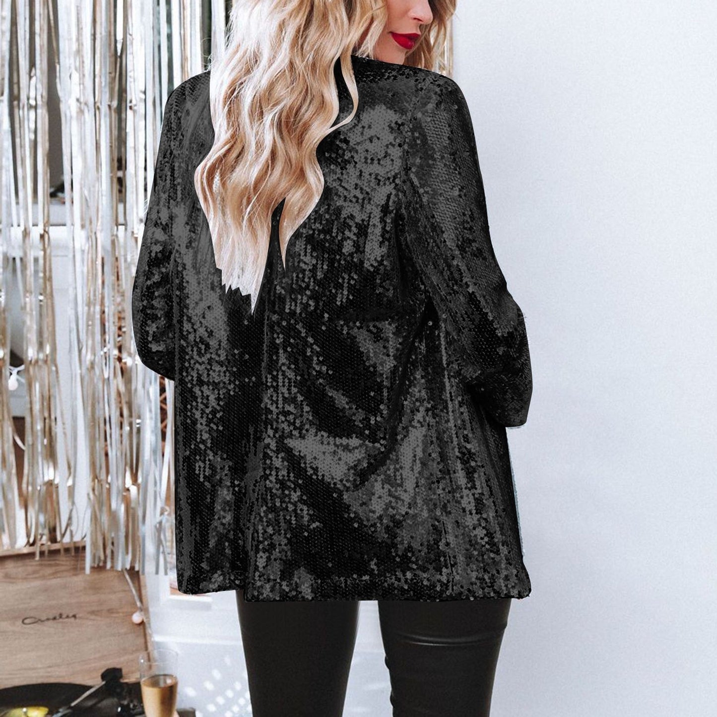 Sharifa Blazer | Autumn Sequin Party Blazer