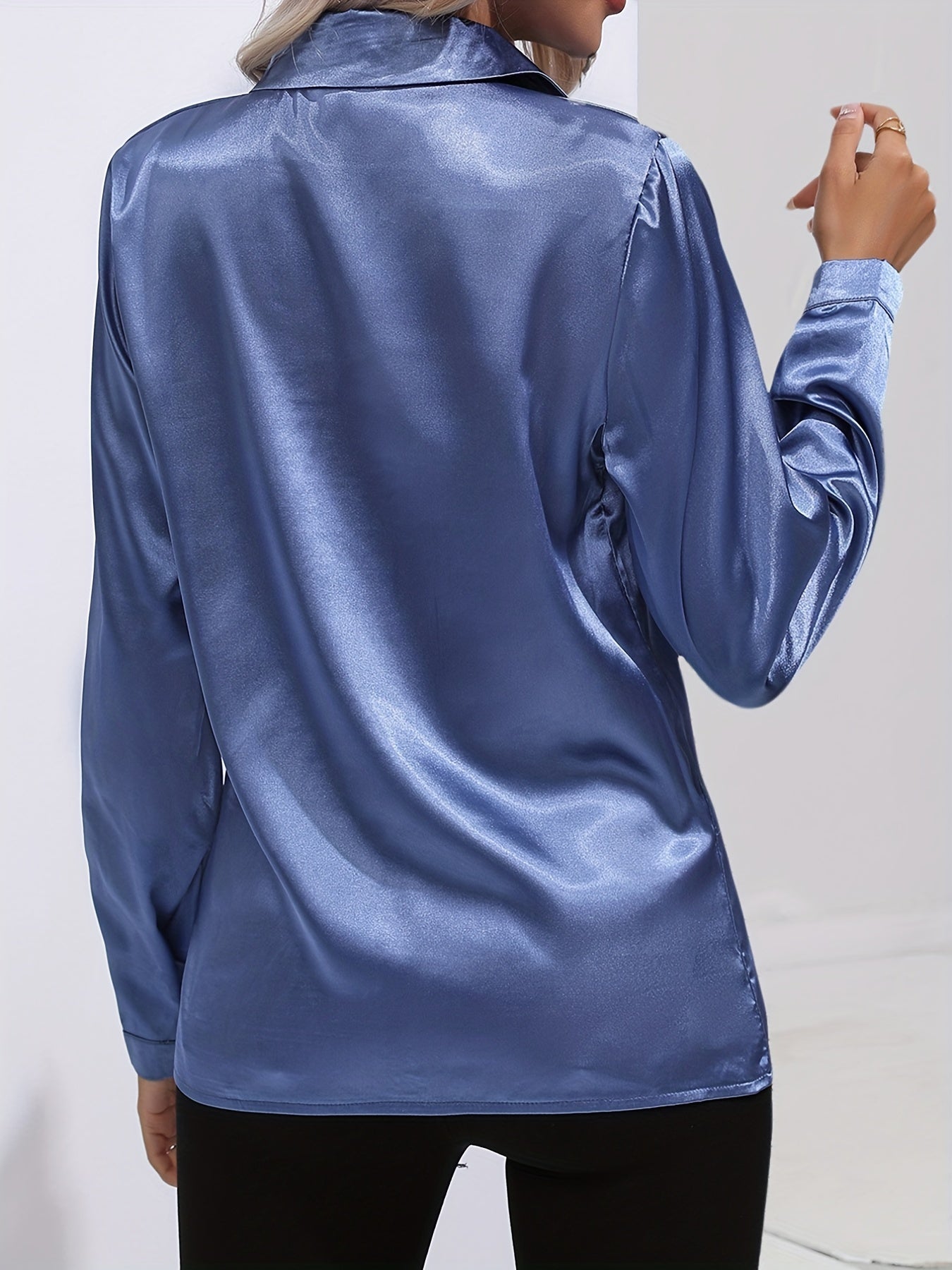 Winifred Blouse | Chic Satin Blouse for Women