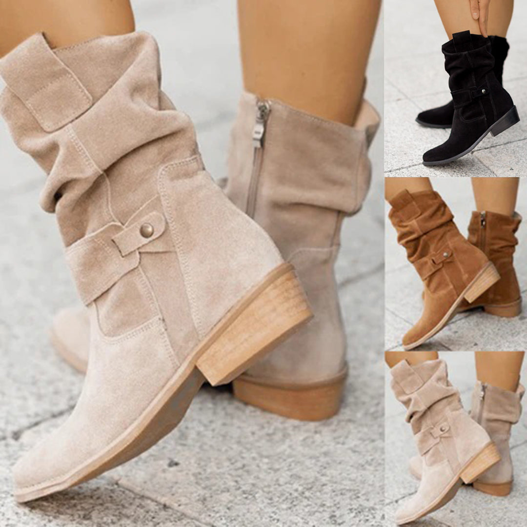 Isolde Winter Boots | Women’s Suede Ankle Boots