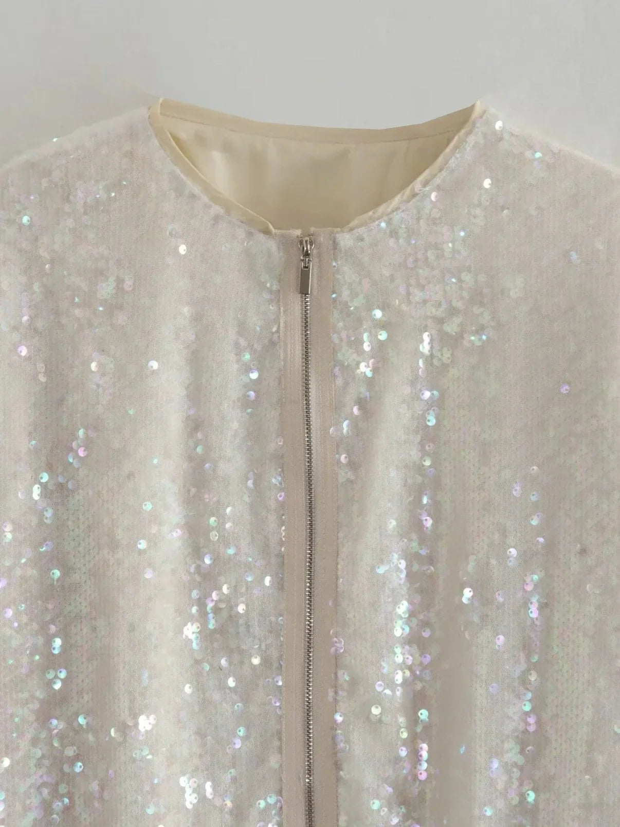 Ulanda Jacket | Autumn Sequin Bomber Jacket