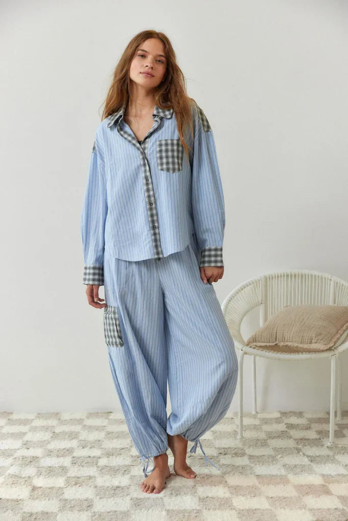 Videlia Pyjama Set | Soft Long-Sleeve Pyjama Set with Trousers