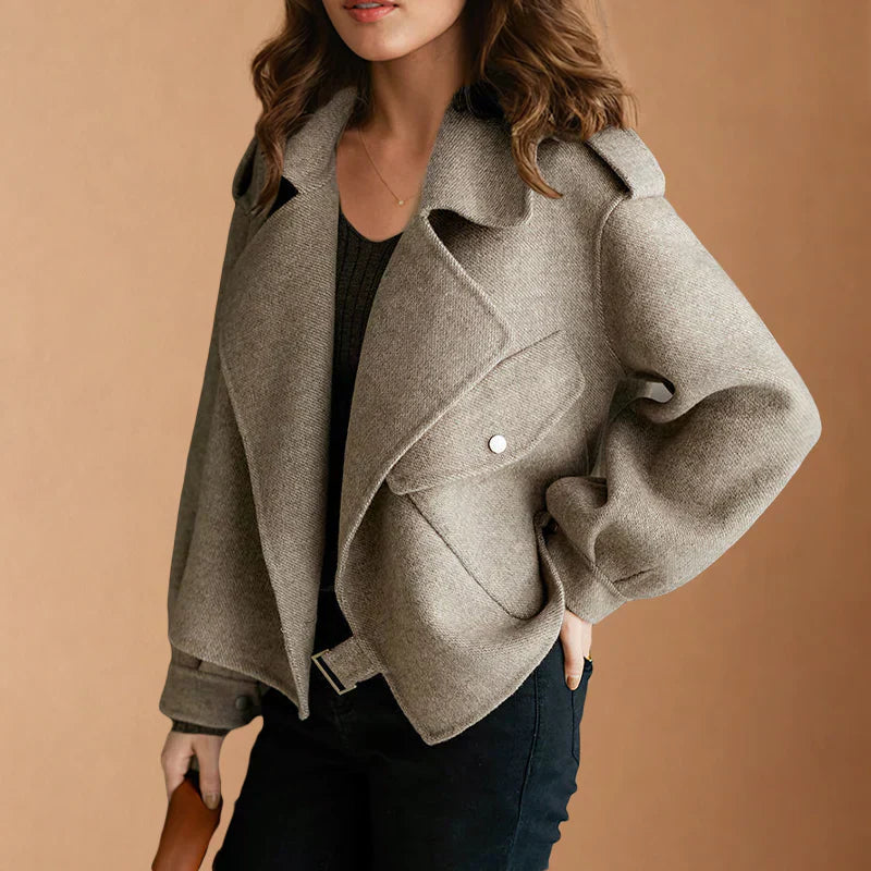 Wylda Jacket | Women’s Autumn Soft Lapel Short Jacket
