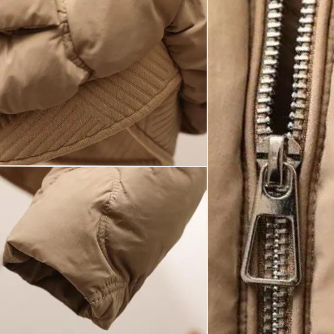 Talia Jacket | Autumn Quilted Hooded Short Jacket