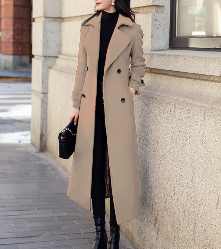 Terese Coat | Winter Long Belted Maxi Coat