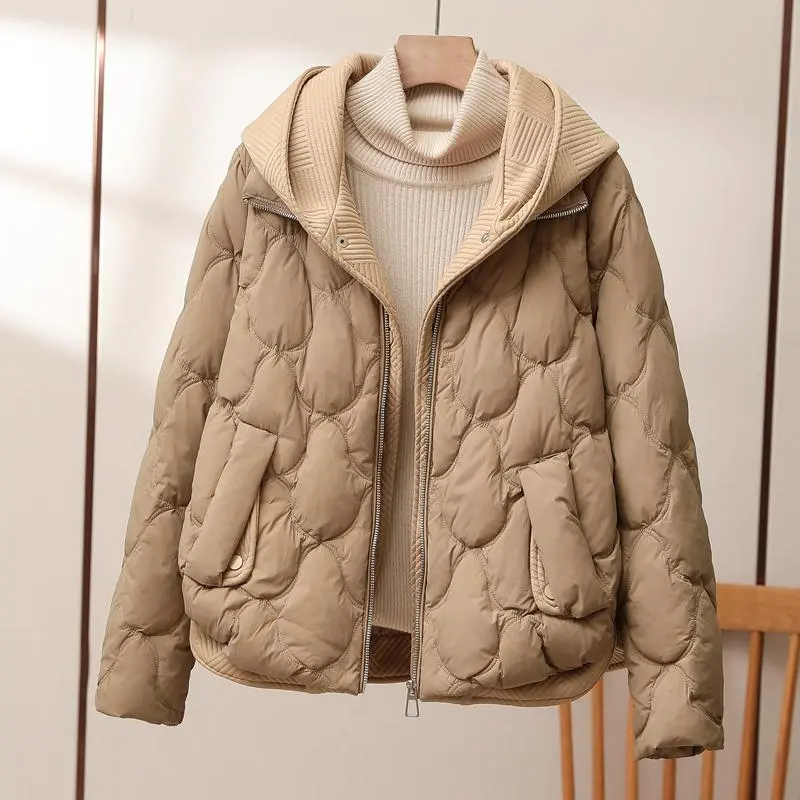 Talia Jacket | Autumn Quilted Hooded Short Jacket
