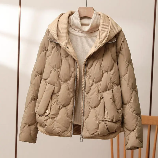 Talia Jacket | Autumn Quilted Hooded Short Jacket