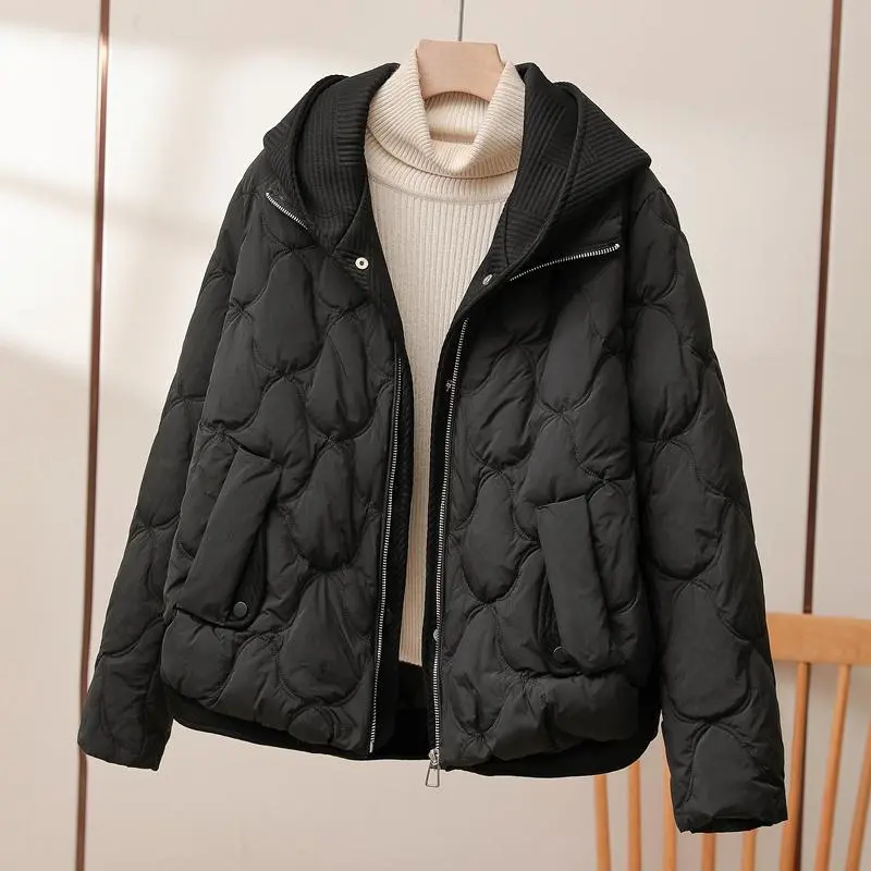 Talia Jacket | Autumn Quilted Hooded Short Jacket