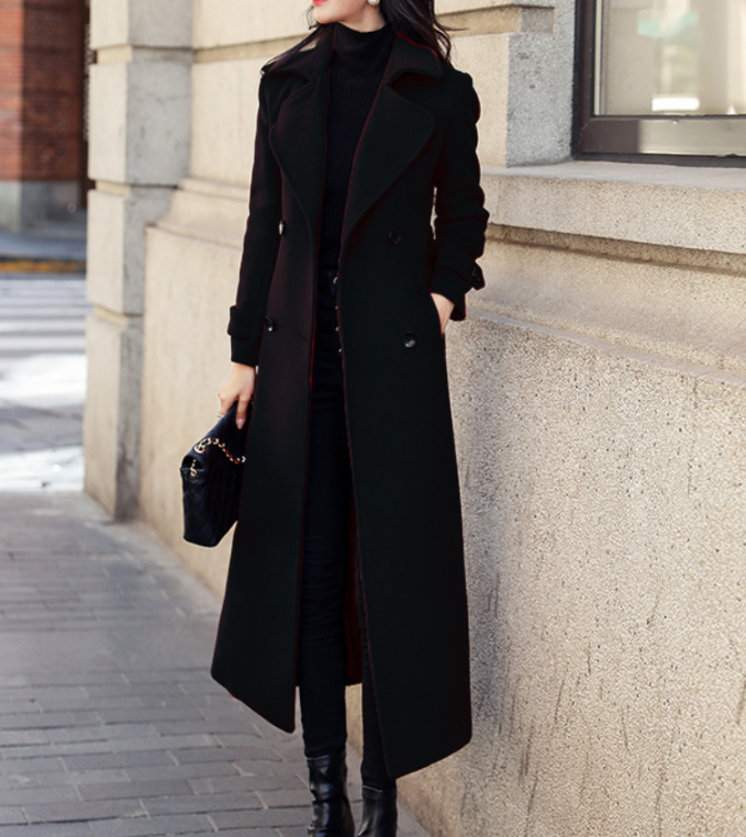 Terese Coat | Winter Long Belted Maxi Coat