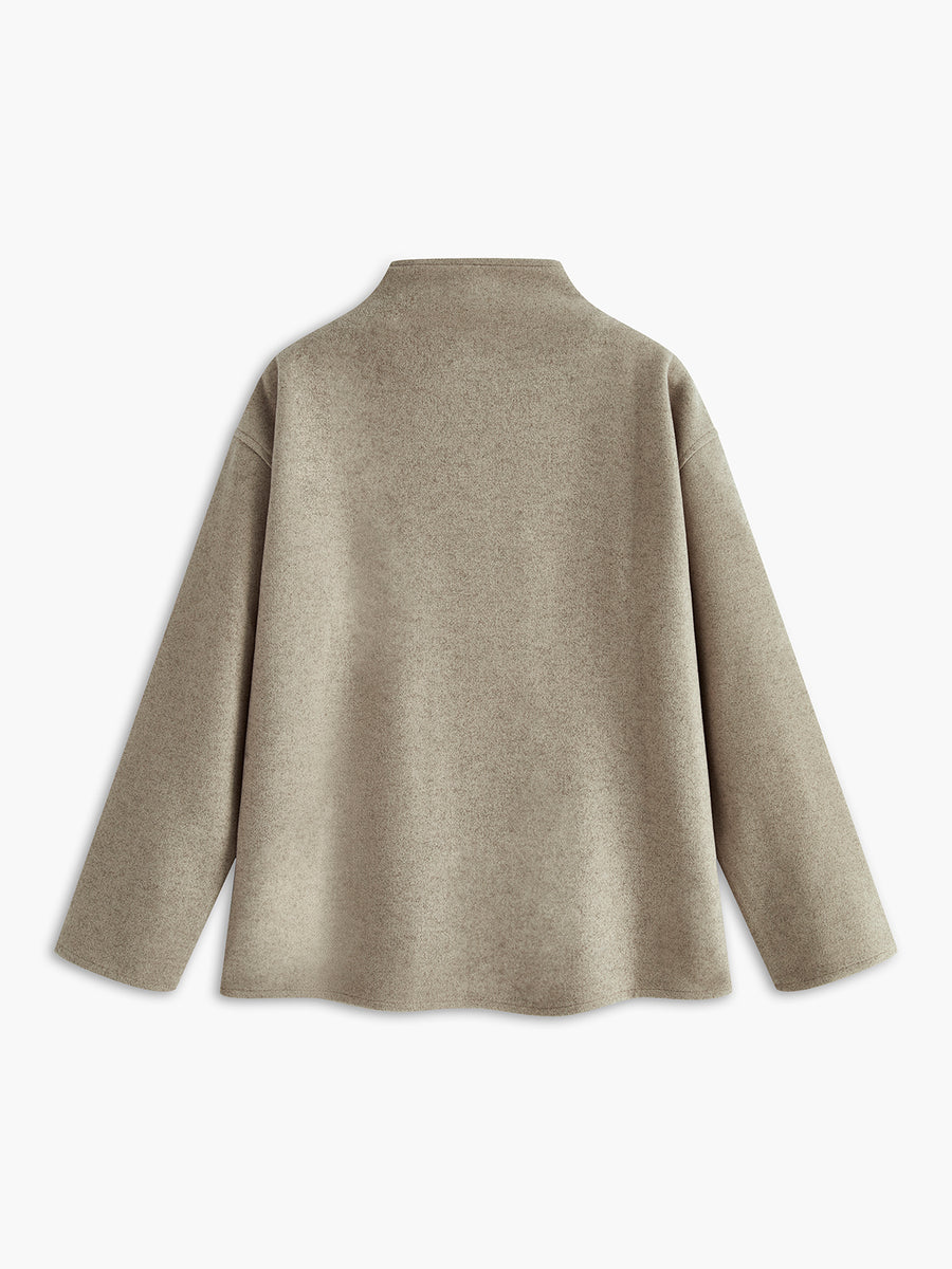 Ulaura Coat | Autumn Double-Breasted Wool Coat