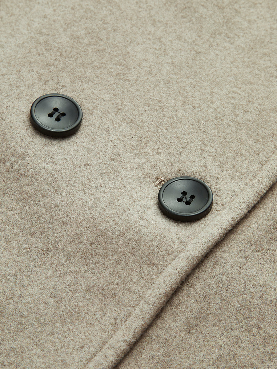 Ulaura Coat | Autumn Double-Breasted Wool Coat