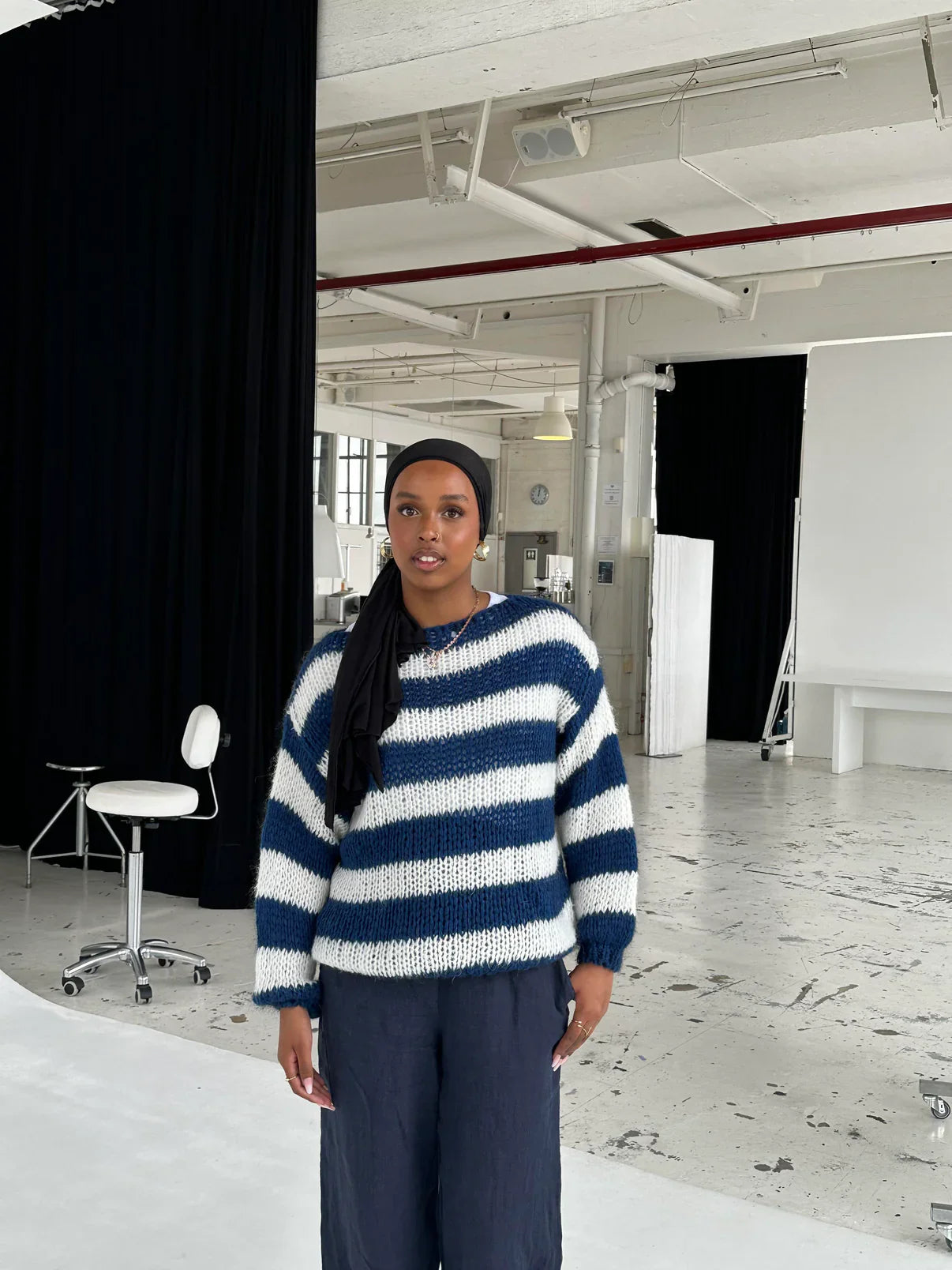 Tisha Jumper | Autumn Striped Knitted Jumper