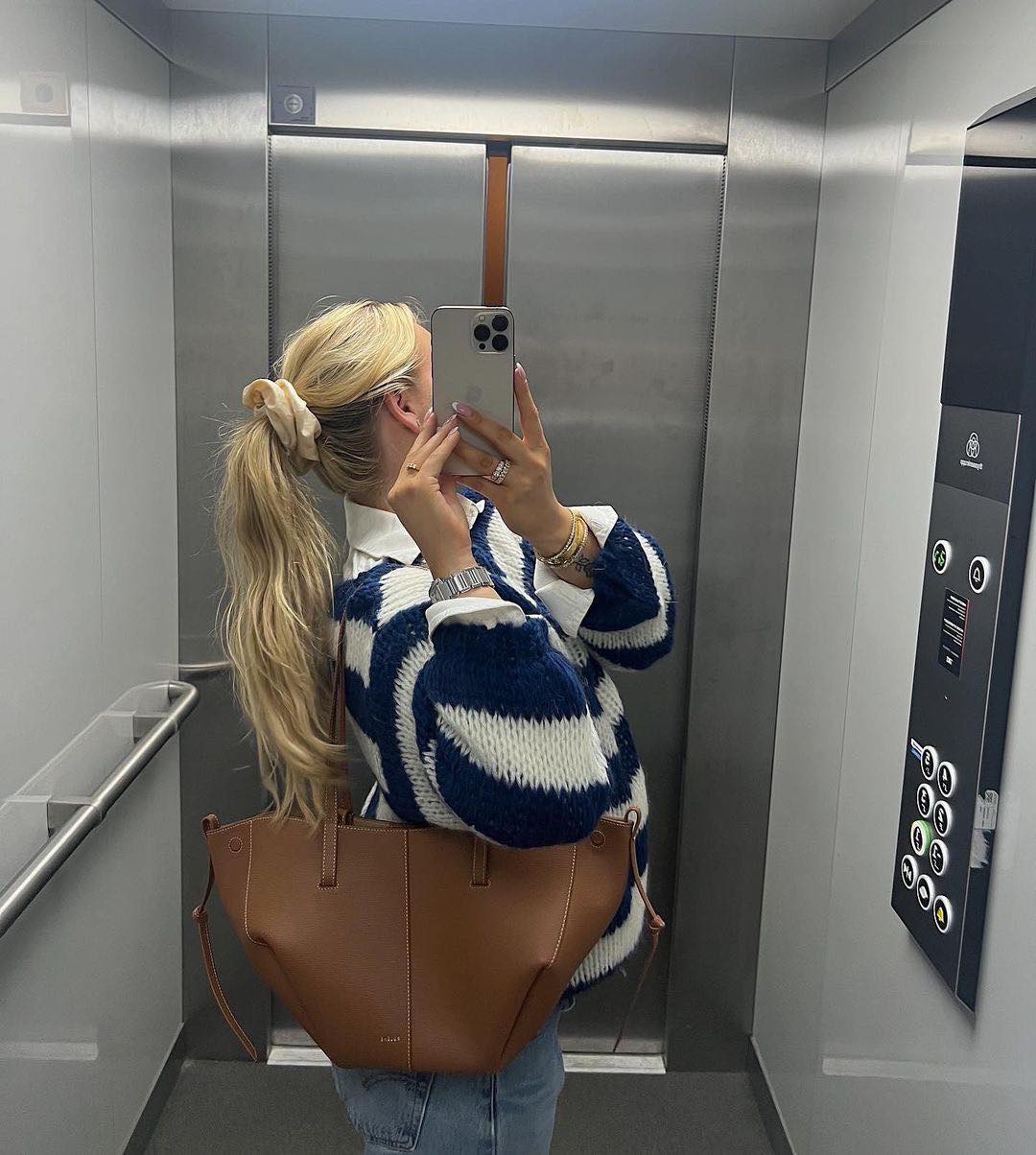 Tisha Jumper | Autumn Striped Knitted Jumper