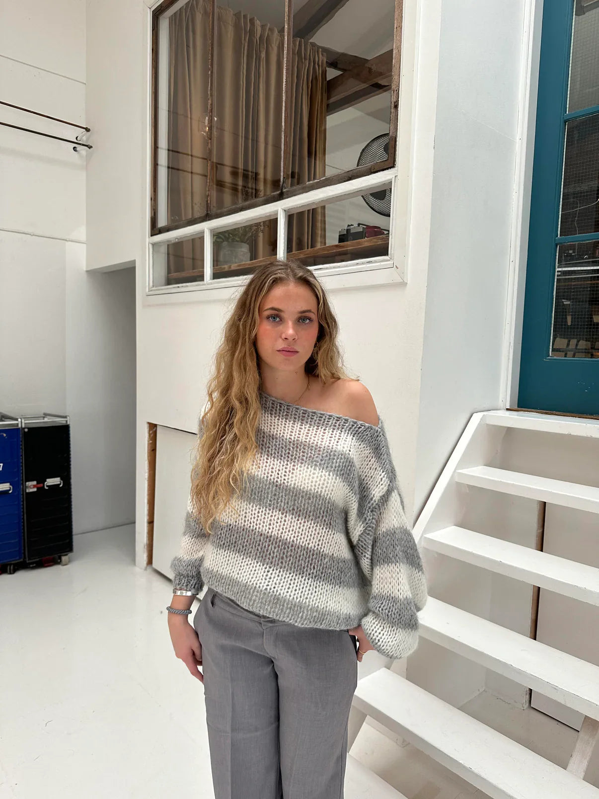 Tisha Jumper | Autumn Striped Knitted Jumper