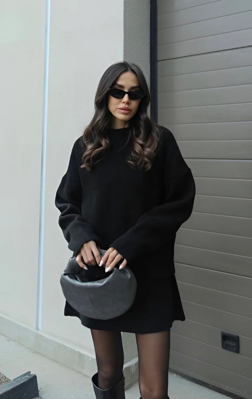 Toby Set | Autumn Knitted Jumper and Skirt Set