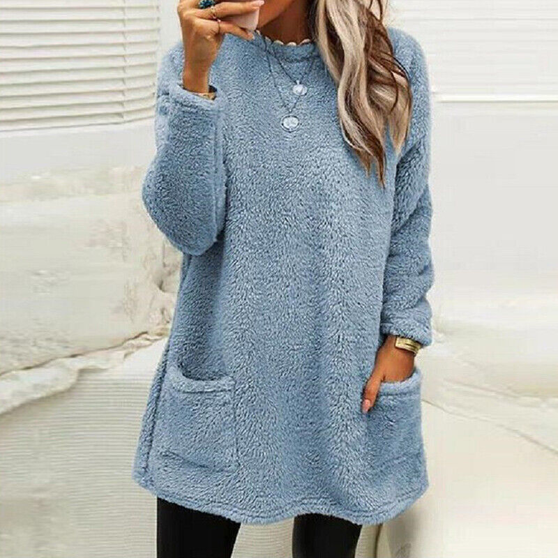 Yanara Jumper | Women’s Winter Fleece Long Pullover Jumper