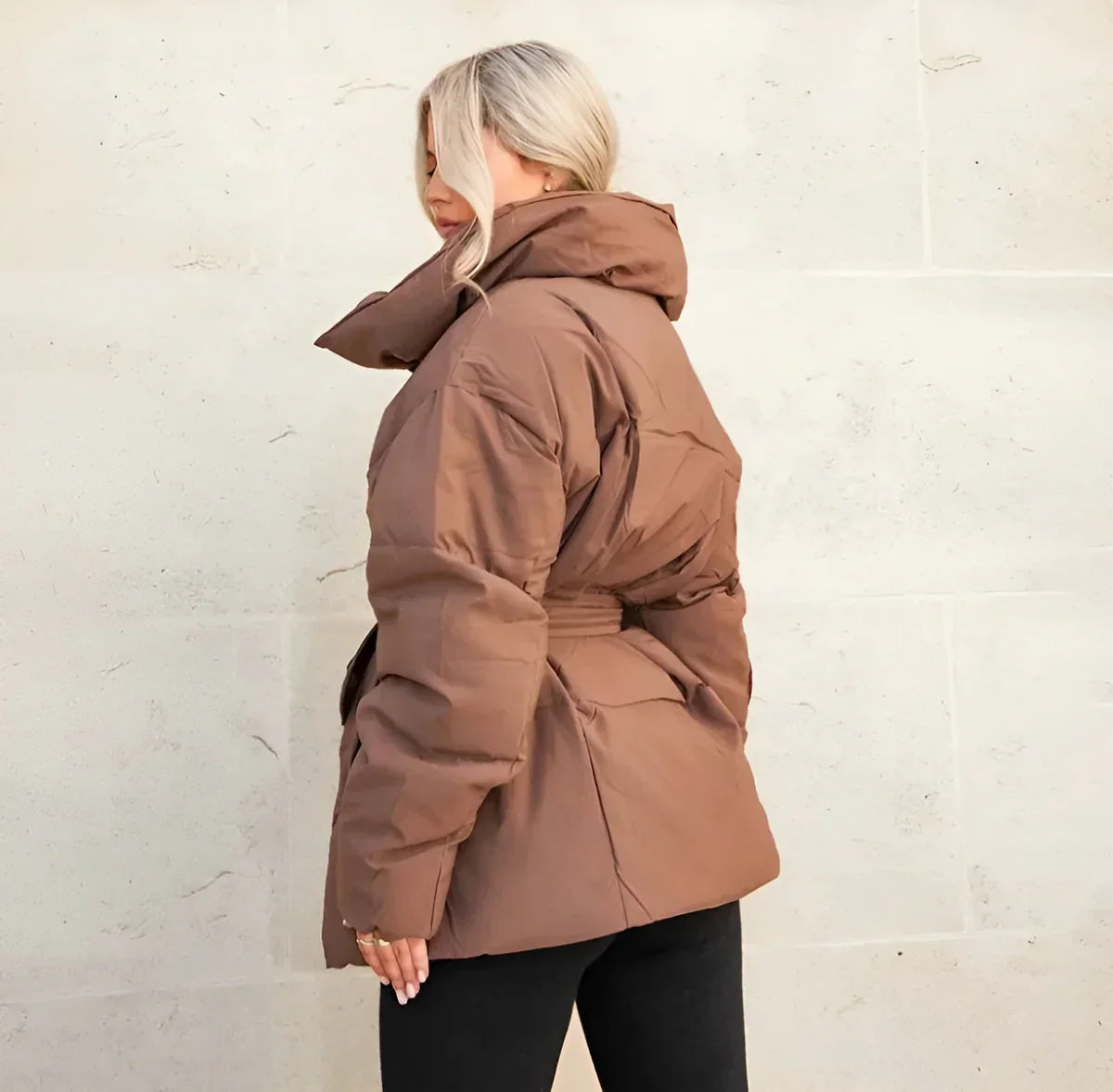 Ulyssa Jacket | Winter Belted Puffer Jacket