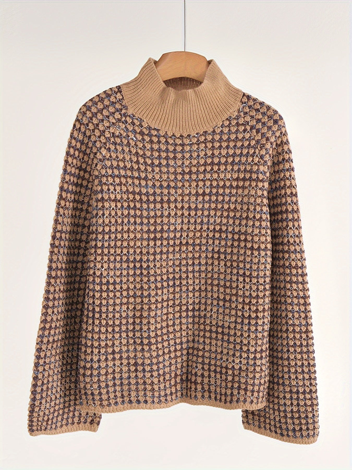 Xayana Jumper | Women’s Autumn Textured Knit Crewneck Jumper