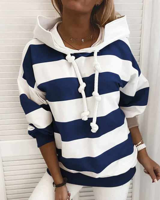 Salome Hoodie | Women's Autumn Striped Hoodie