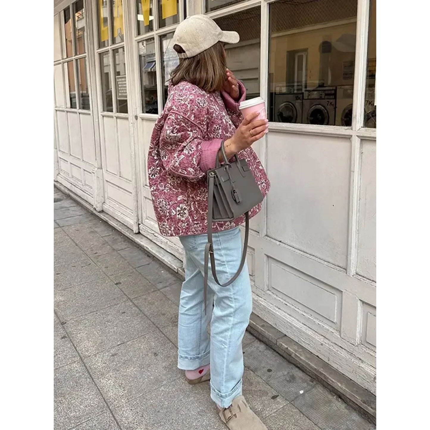 Xerena Jacket | Women's Autumn Floral Quilted Jacket