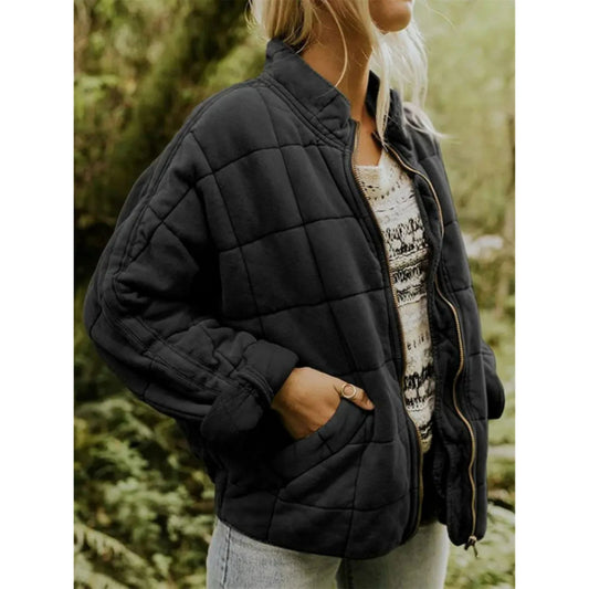 Xiara Jacket | Women's Autumn Quilted Zip Jacket