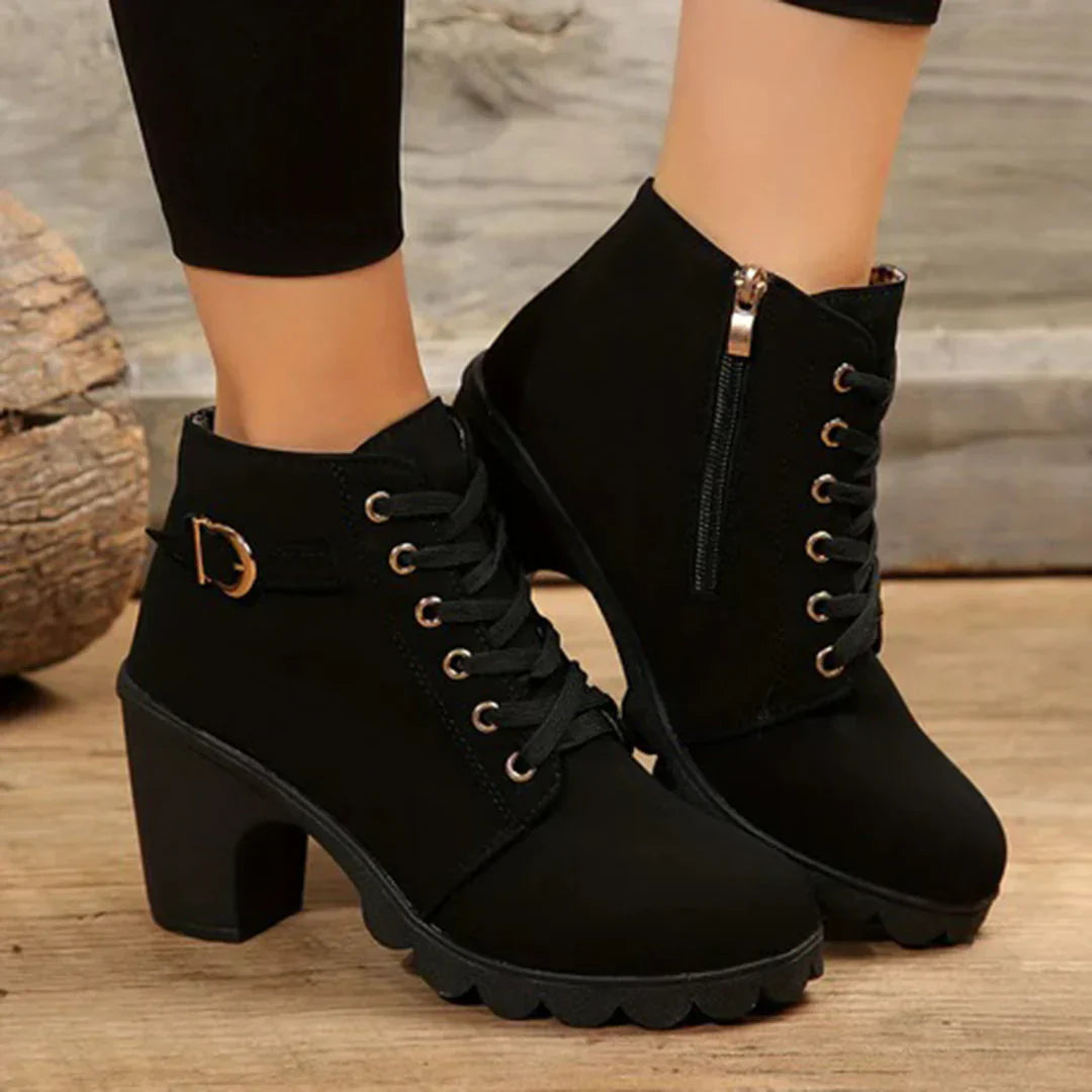 Issy Winter Boots | Women’s Heeled Ankle Boots