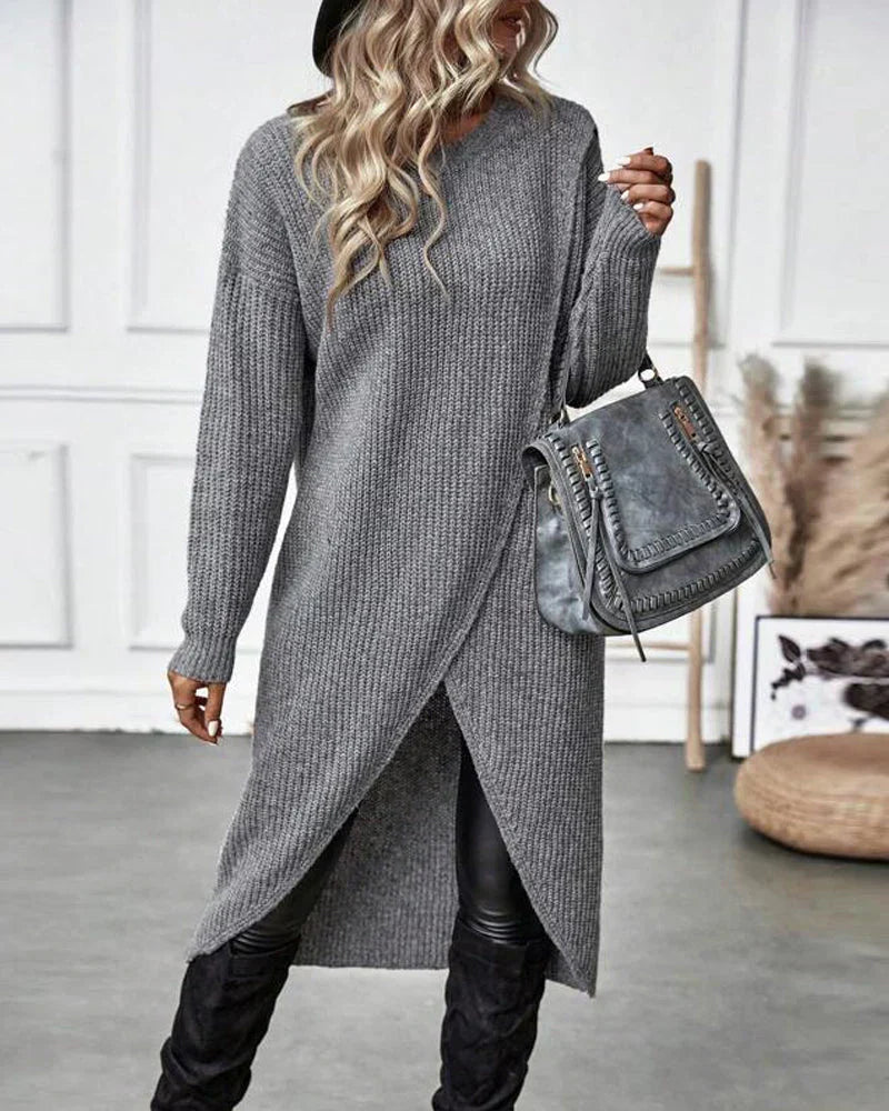 Wisdom Dress | Women’s Autumn Long Knitted Sweater Dress