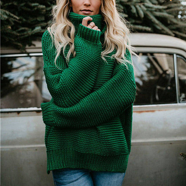 Yelva Jumper | Women’s Autumn Turtleneck Knitted Jumper