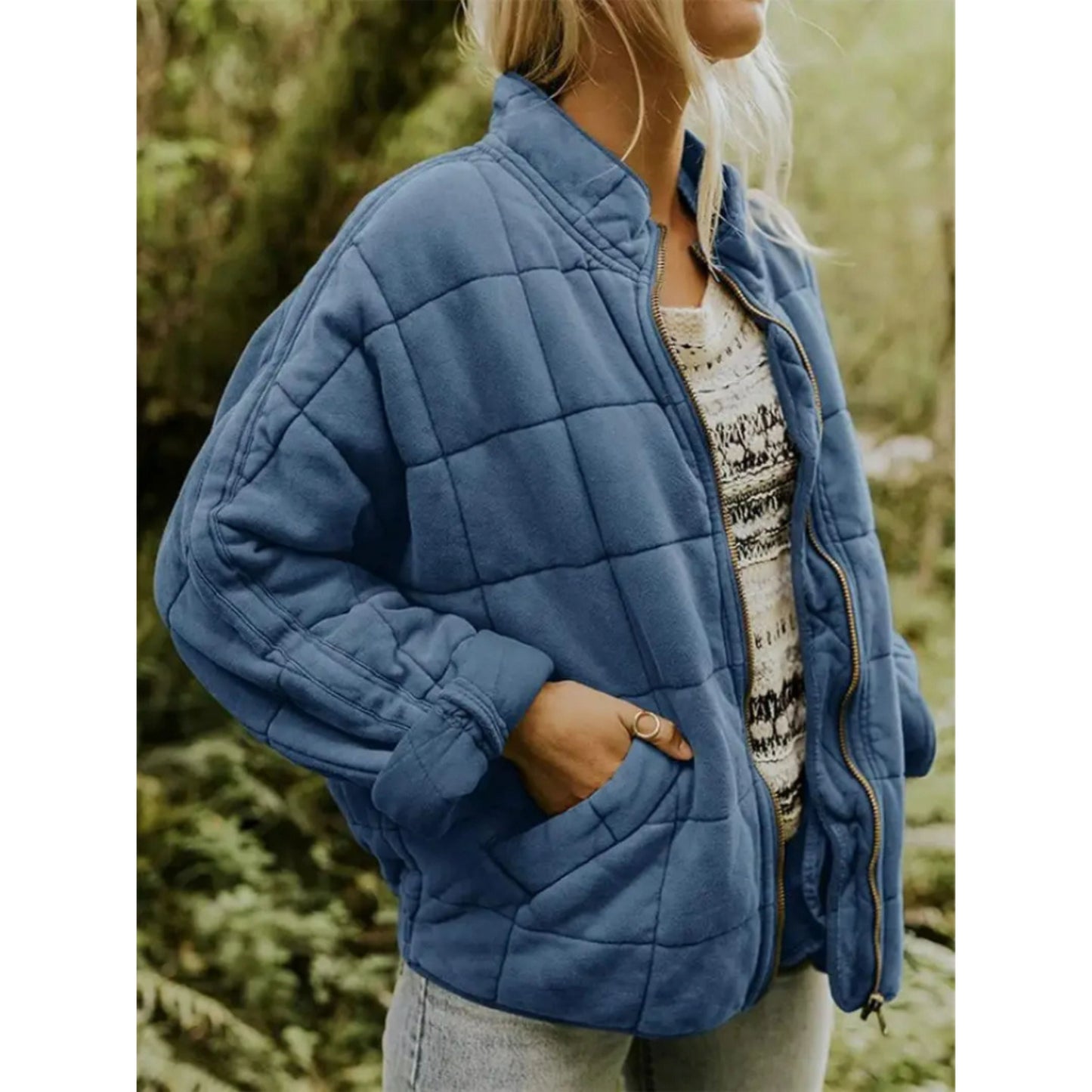 Xiara Jacket | Women's Autumn Quilted Zip Jacket