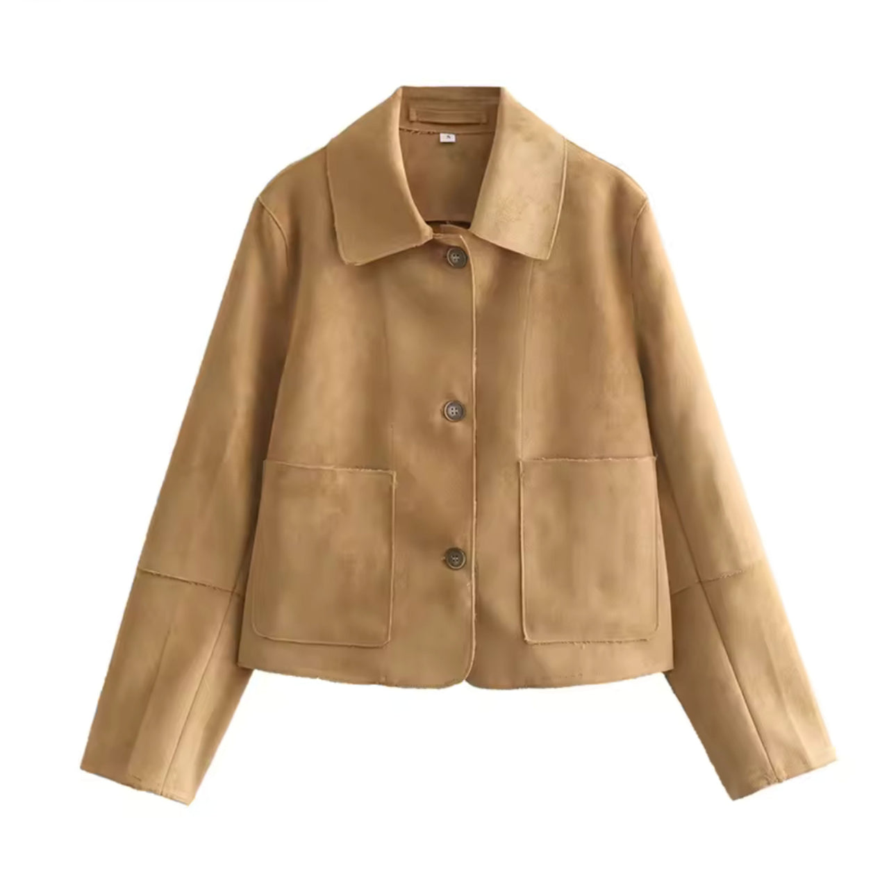 Xhena Jacket | Women's Autumn Suede Button Jacket