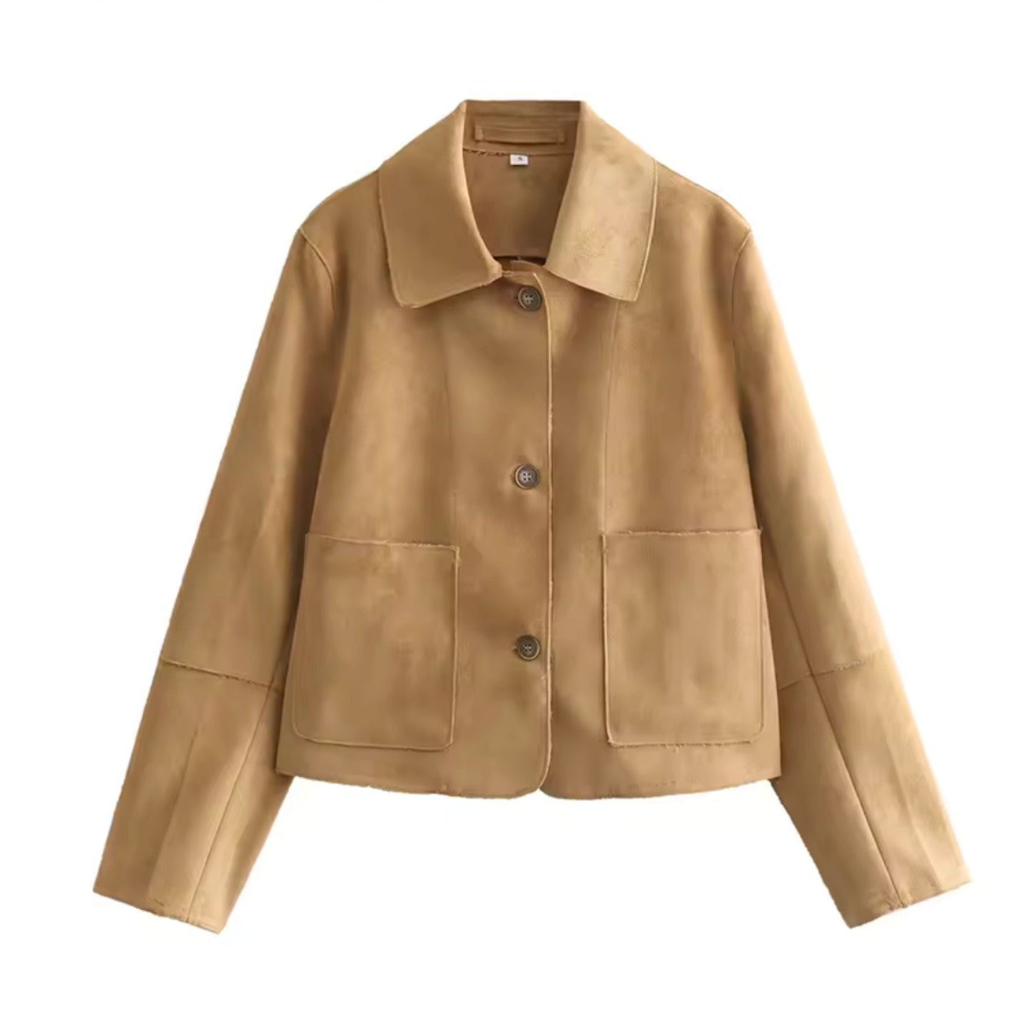 Xhena Jacket | Women's Autumn Suede Button Jacket