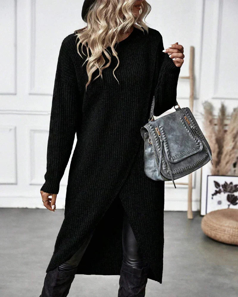 Wisdom Dress | Women’s Autumn Long Knitted Sweater Dress