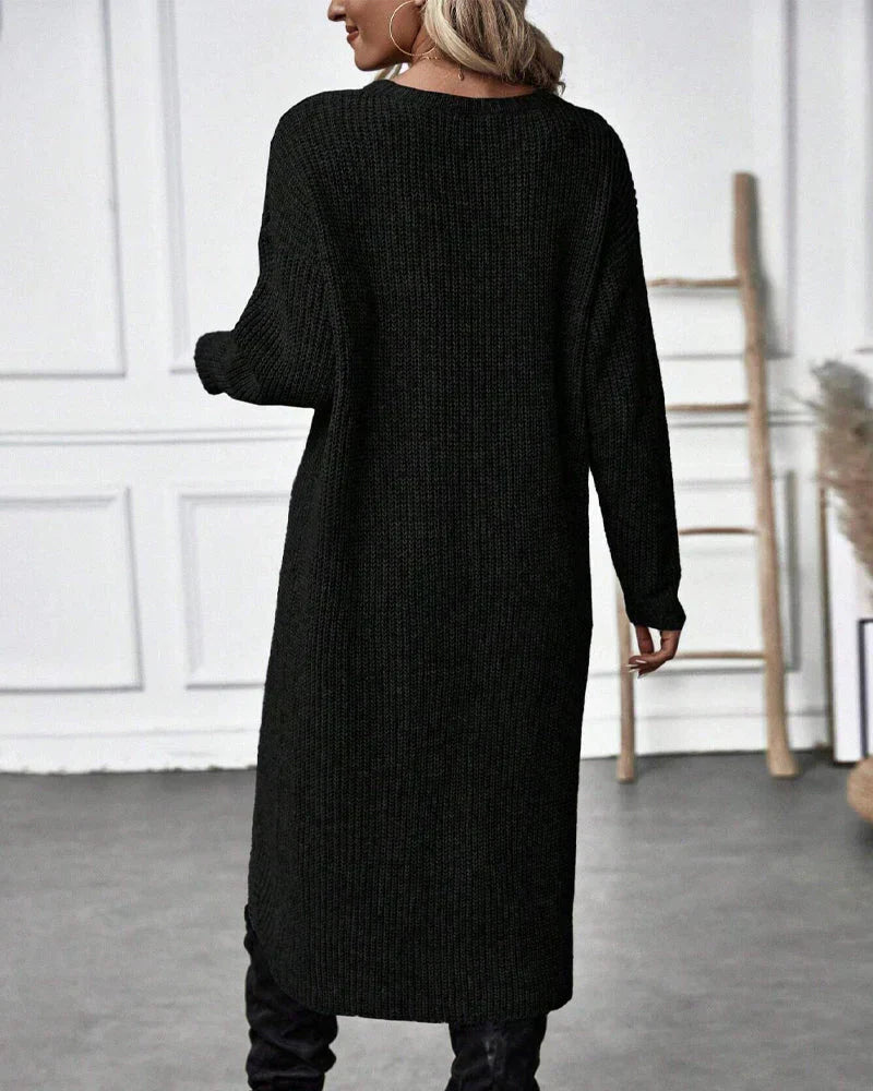 Wisdom Dress | Women’s Autumn Long Knitted Sweater Dress