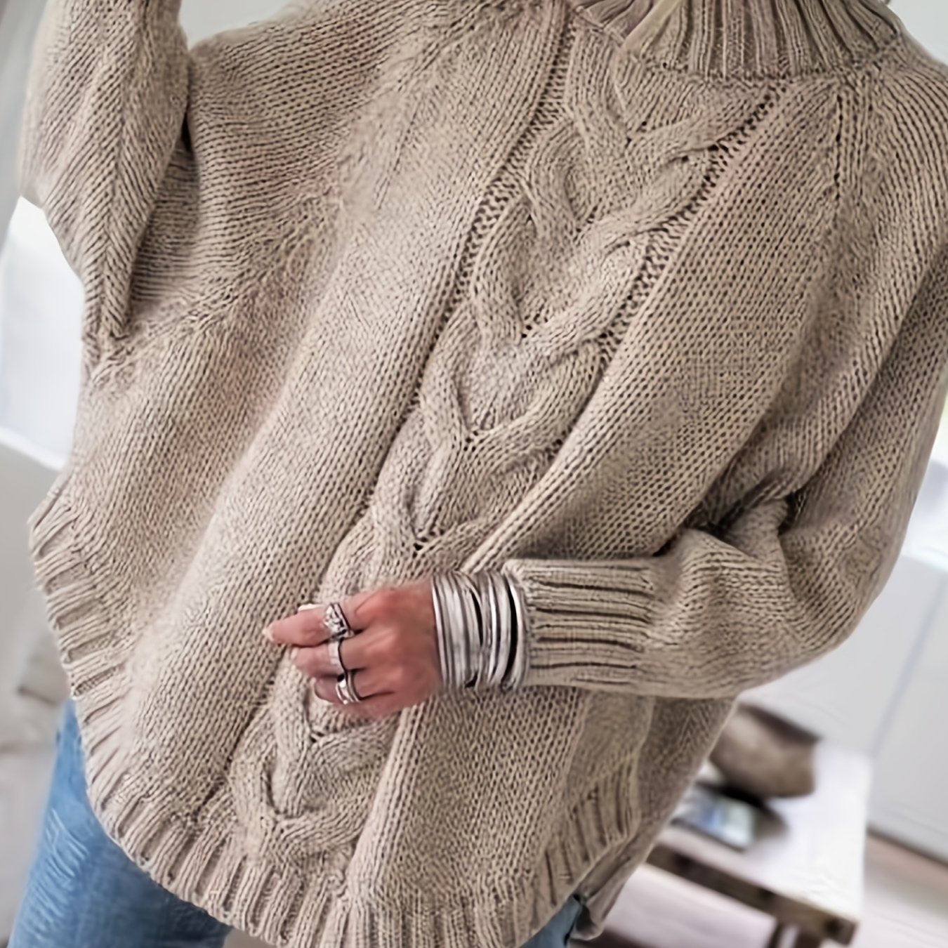 Xamira Jumper | Women’s Autumn Chunky Cable Knit Jumper