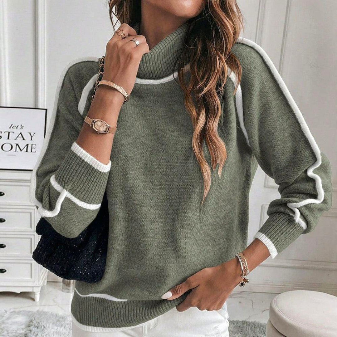 Ines Jumper | Women’s Winter High Neck Knitted Jumper