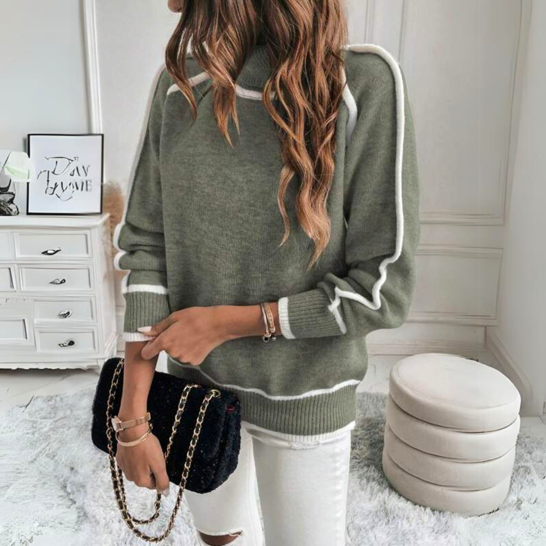 Ines Jumper | Women’s Winter High Neck Knitted Jumper