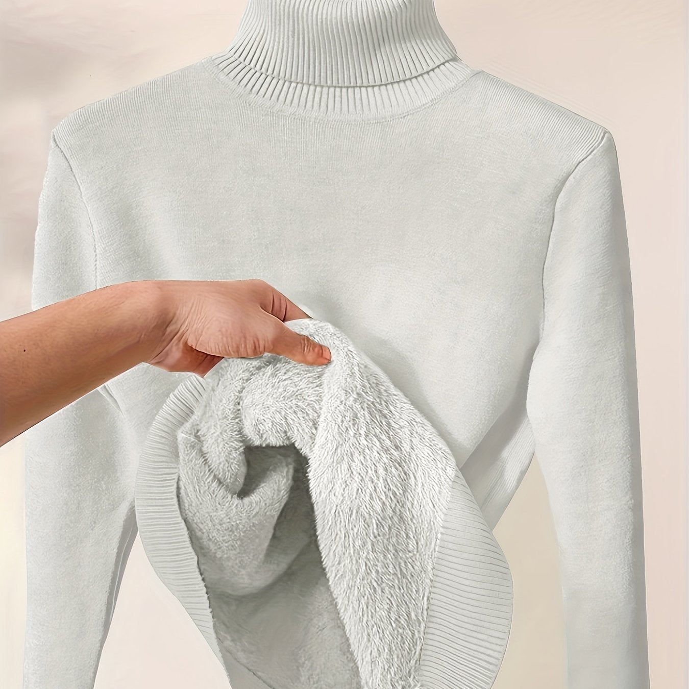 Xandrea Jumper | Women’s Winter Fleece-Lined Turtleneck Jumper