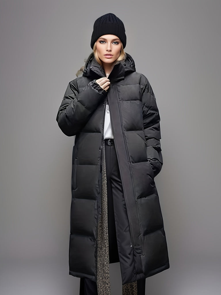 Henley Coat | Women’s Winter Long Puffer Coat