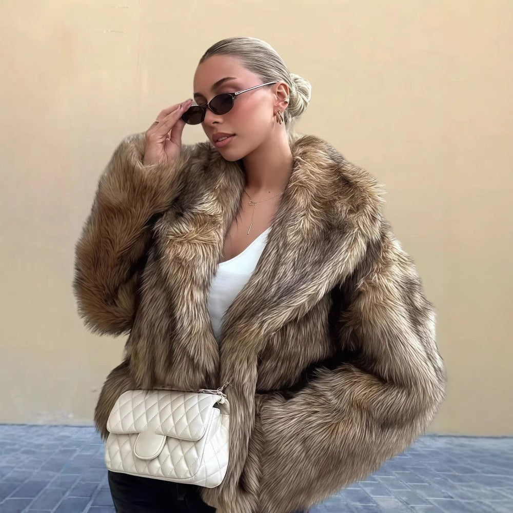 Helia Jacket | Women’s Winter Faux Fur Jacket