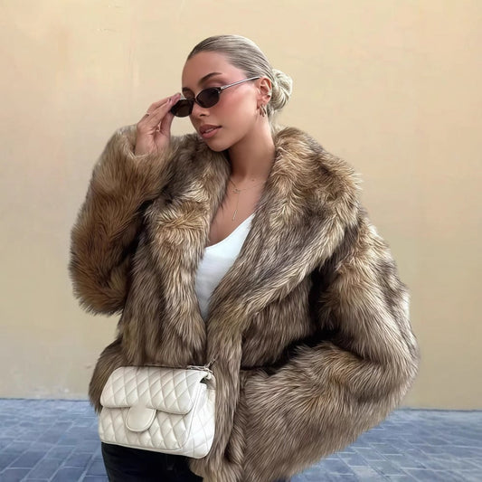 Helia Jacket | Women’s Winter Faux Fur Jacket