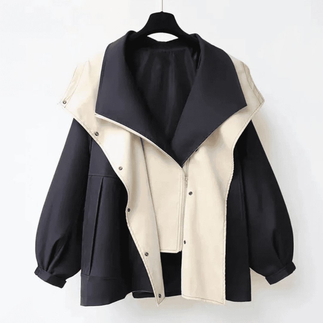 Xiane Jacket | Women's Autumn Two-Tone Zip Jacket