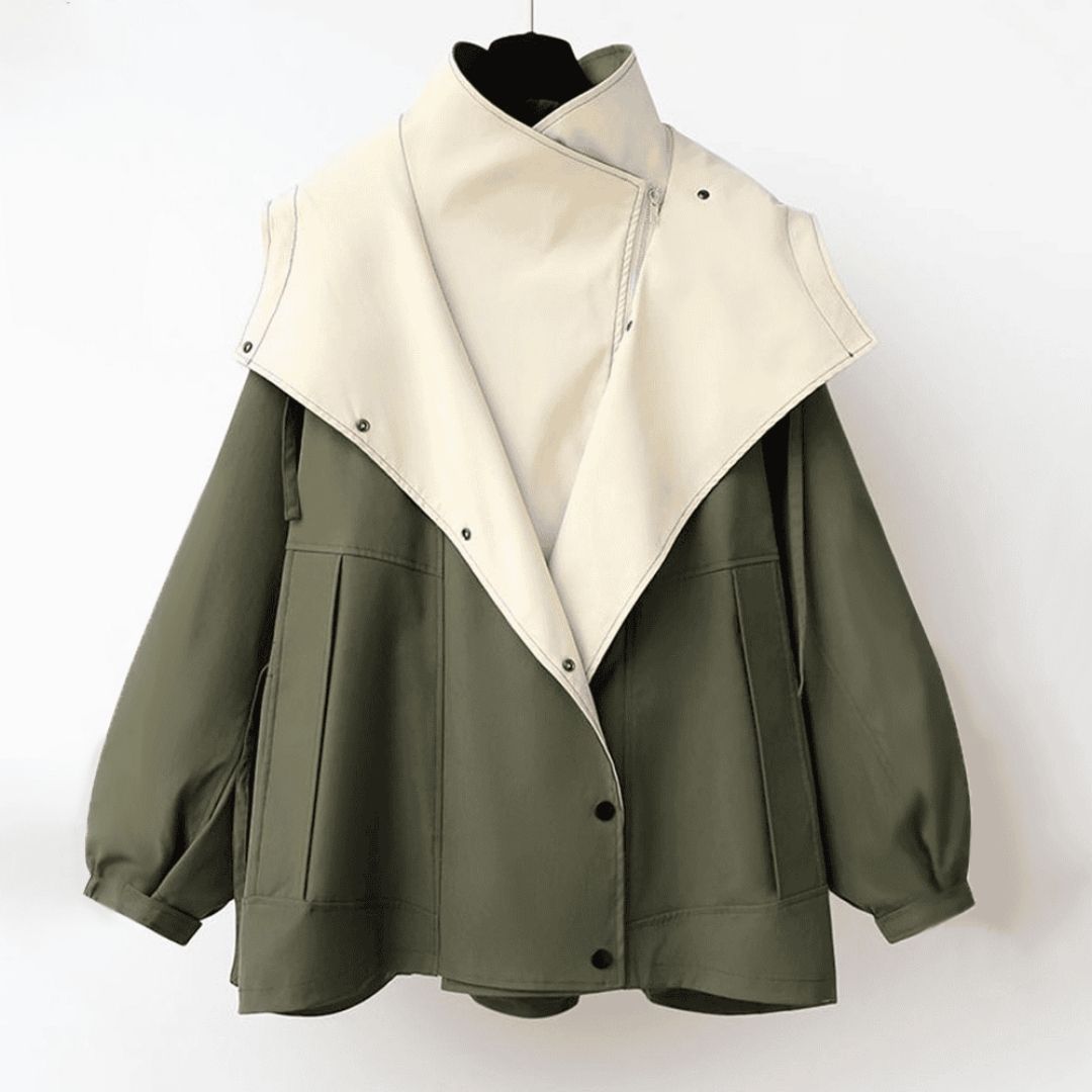 Xiane Jacket | Women's Autumn Two-Tone Zip Jacket
