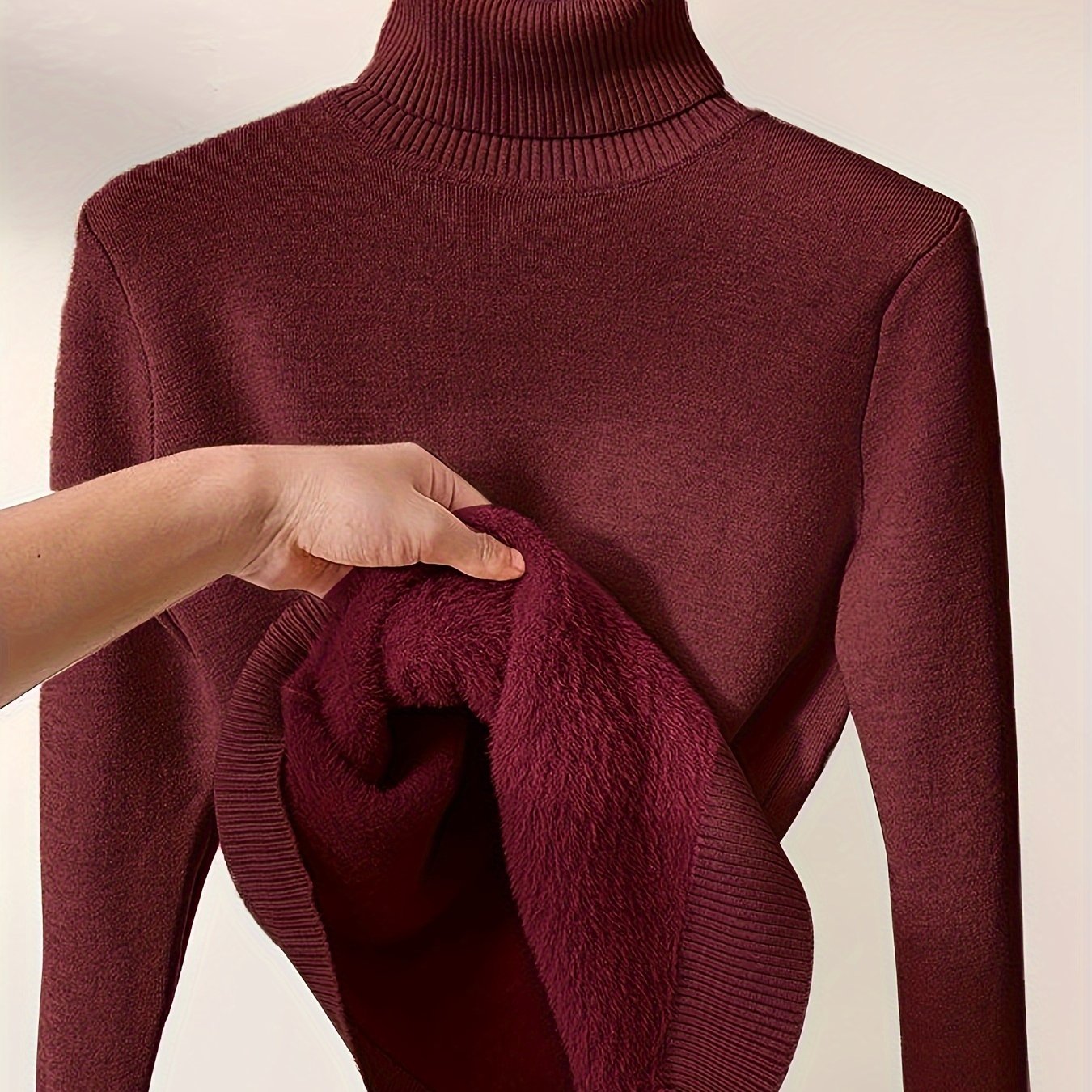 Xandrea Jumper | Women’s Winter Fleece-Lined Turtleneck Jumper