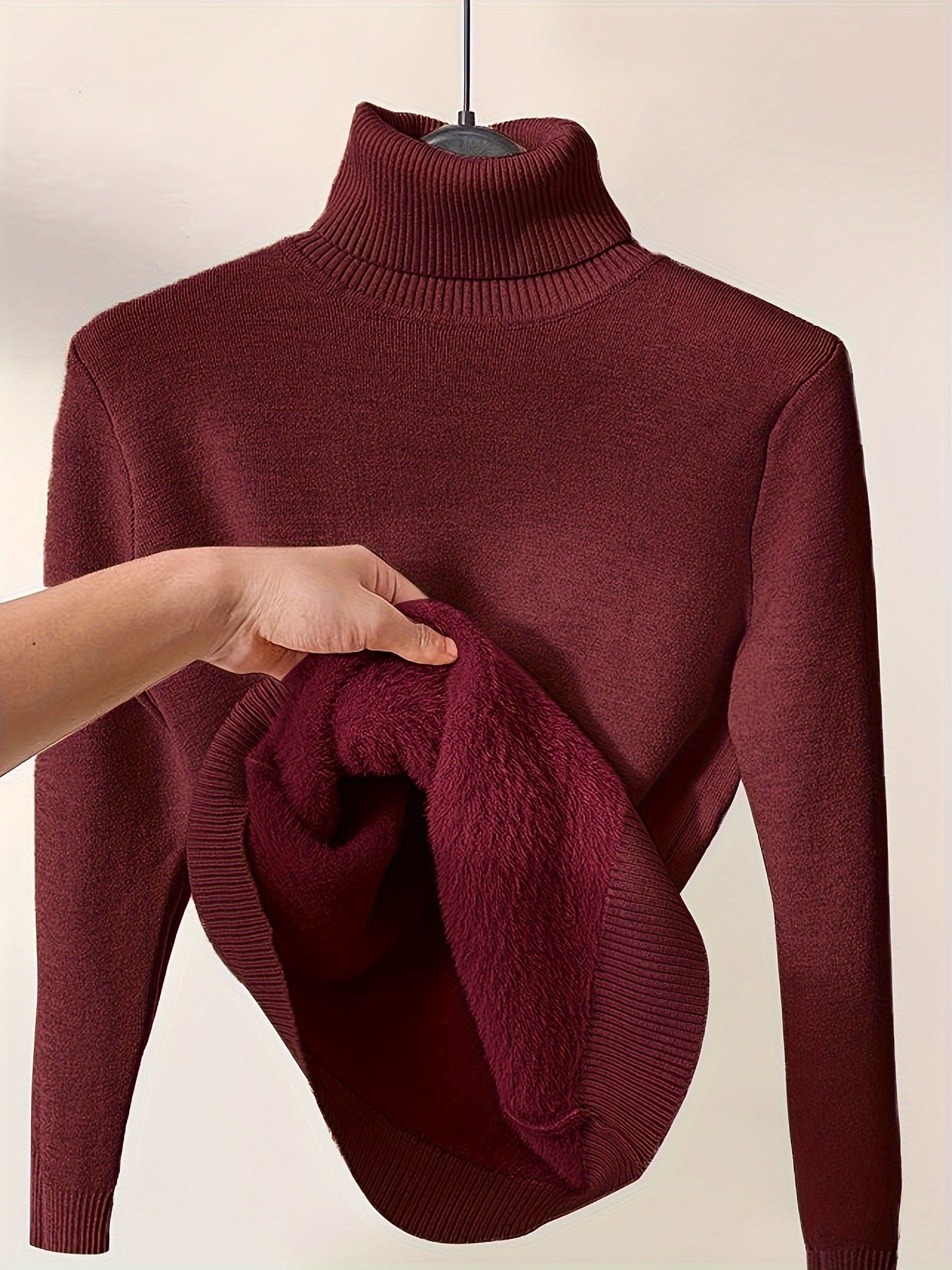 Xandrea Jumper | Women’s Winter Fleece-Lined Turtleneck Jumper