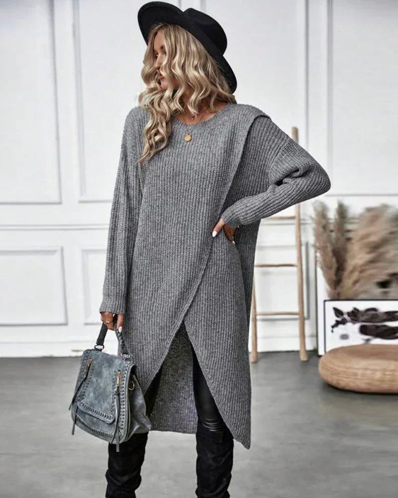 Wisdom Dress | Women’s Autumn Long Knitted Sweater Dress