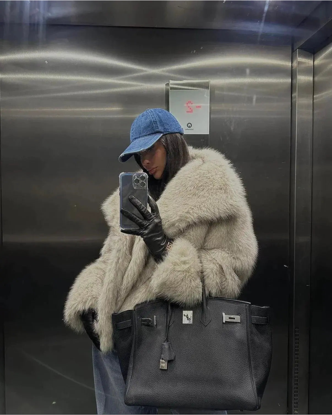 Wacey Coat | Women’s Winter Faux Fur Oversized Coat