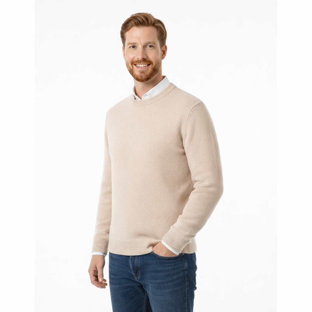 Nathan Sweater | Men's Winter Cashmere Loose Sweater |