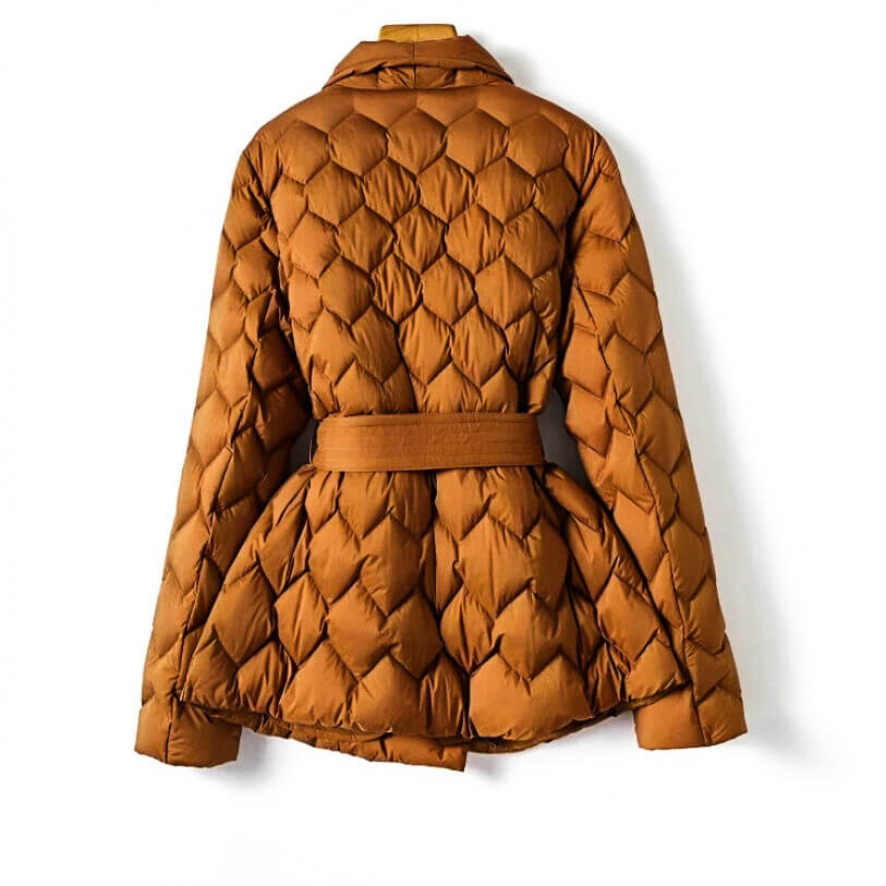 Hajar Jacket | Women’s Winter Belted Puffer Jacket